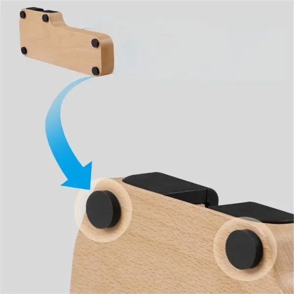 Wooden coffee machine handle accessorie storage powder base - Wooden coffee machine handle accessorie storage powder base - Image 6 of 7