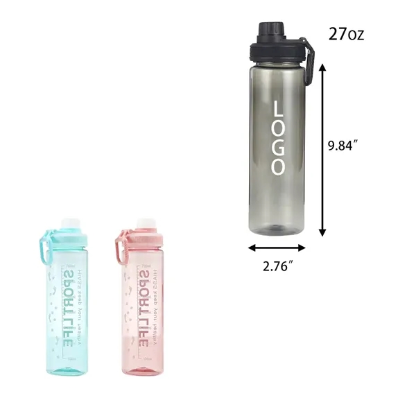 Custom 25oz.Plastic Sports Water Bottles w/ Flip Lid - Custom 25oz.Plastic Sports Water Bottles w/ Flip Lid - Image 1 of 1