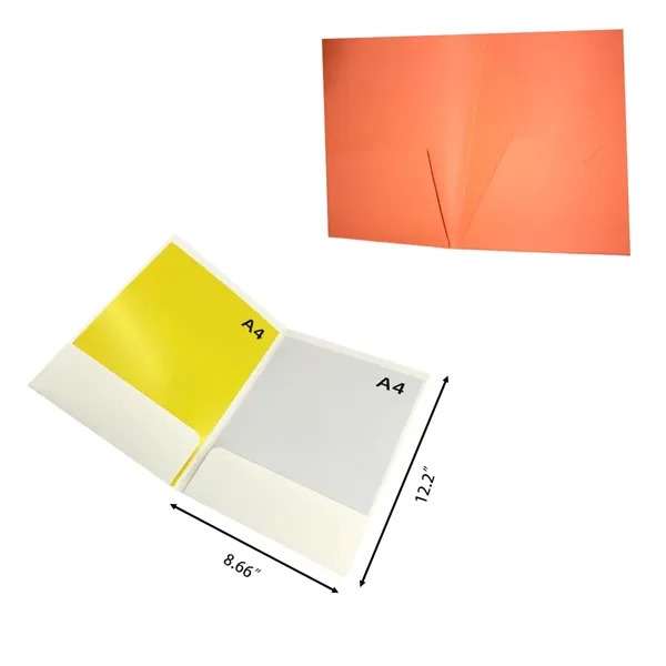 Custom Paper Folders With Pockets - Custom Paper Folders With Pockets - Image 1 of 1