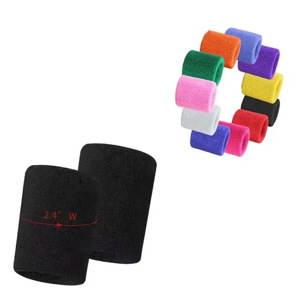 Custom Athletic Sweat Absorbing Wristband - Custom Athletic Sweat Absorbing Wristband - Image 1 of 1