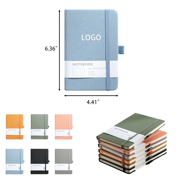 Custom Denim Textured PU Lace-up Notebooks - Custom Denim Textured PU Lace-up Notebooks - Image 1 of 1