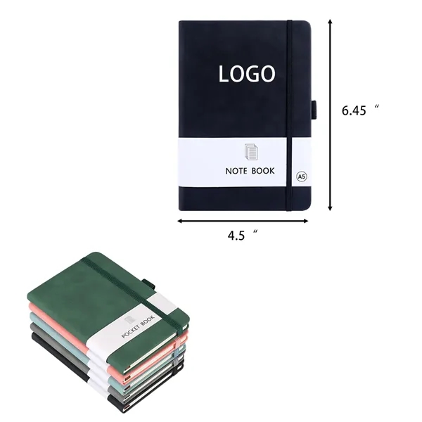 Custom PU Notebook With Elastic Band - Custom PU Notebook With Elastic Band - Image 1 of 1