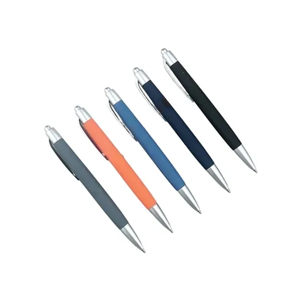 Plastic Business Gift Ballpoint Pens - Plastic Business Gift Ballpoint Pens - Image 1 of 4