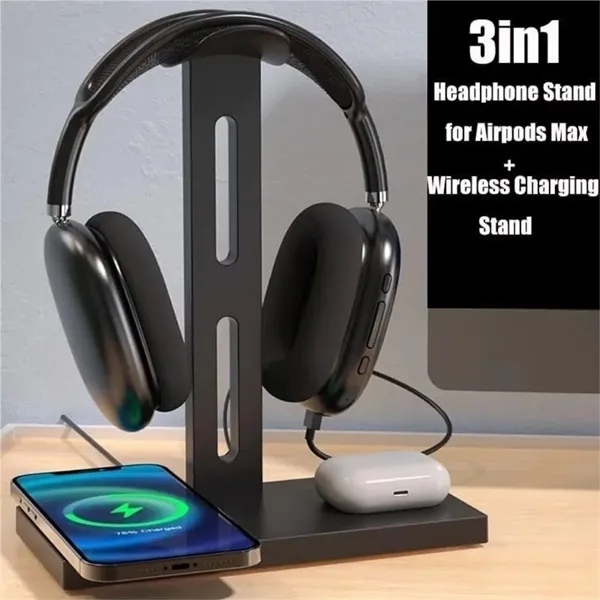 Wireless Charger Headset Holder - Wireless Charger Headset Holder - Image 1 of 5