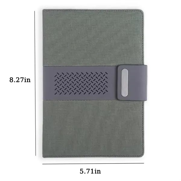 A5 Magnetic Buckle Pu Leather Notebook - A5 Magnetic Buckle Pu Leather Notebook - Image 1 of 6