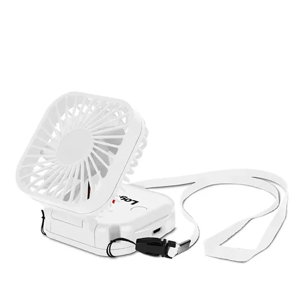Portable Rechargeable Desk and Neck Fan - Portable Rechargeable Desk and Neck Fan - Image 1 of 6