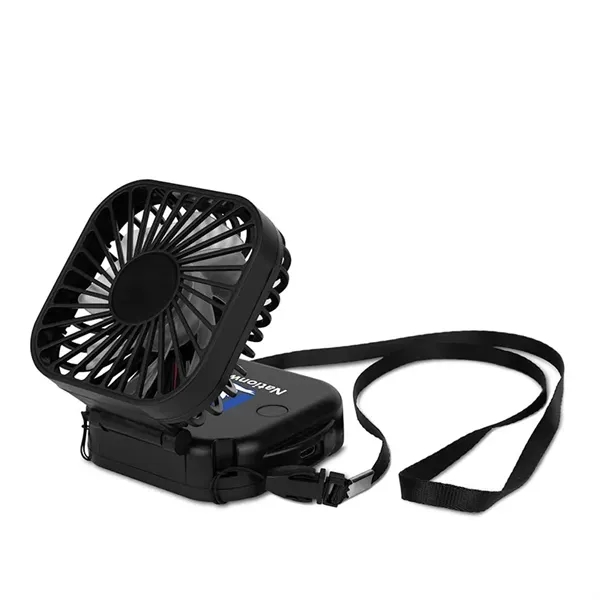 Portable Rechargeable Desk and Neck Fan - Portable Rechargeable Desk and Neck Fan - Image 3 of 6