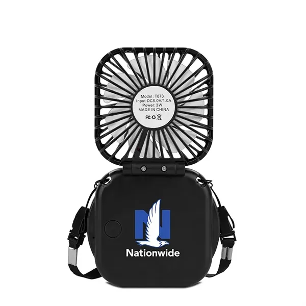 Portable Rechargeable Desk and Neck Fan - Portable Rechargeable Desk and Neck Fan - Image 4 of 6