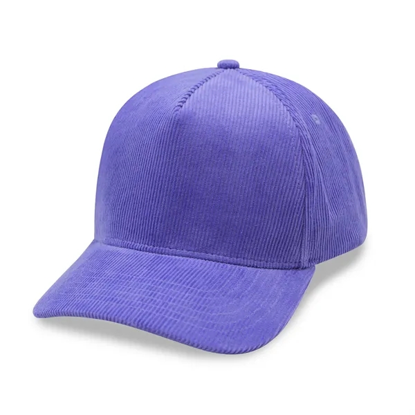 5 Panel Corduroy twotone Snapback Cap - 5 Panel Corduroy twotone Snapback Cap - Image 14 of 23