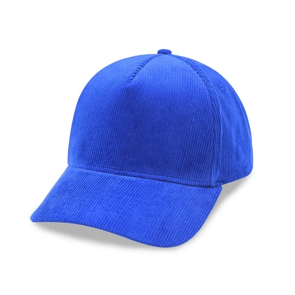 5 Panel Corduroy twotone Snapback Cap - 5 Panel Corduroy twotone Snapback Cap - Image 15 of 23