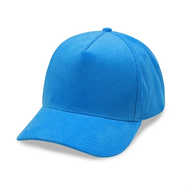 5 Panel Corduroy twotone Snapback Cap - 5 Panel Corduroy twotone Snapback Cap - Image 16 of 23