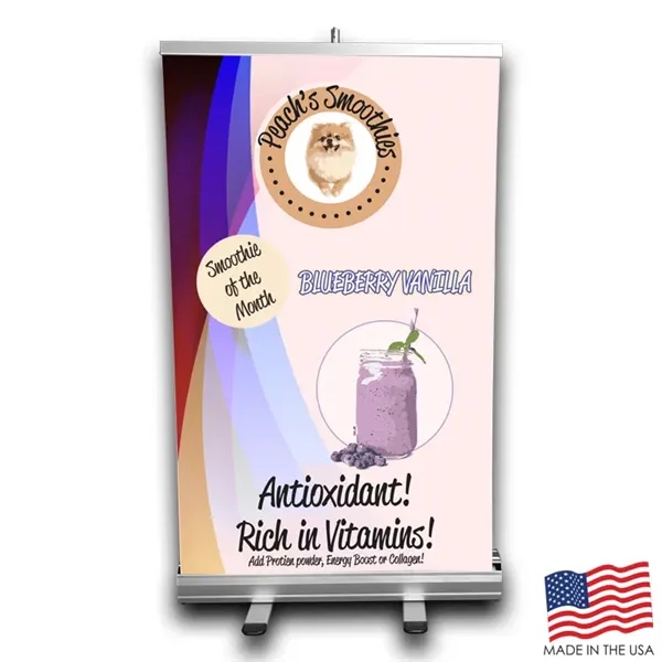 24 in. x 40 in. Retractable Banner (Full Color) - 24 in. x 40 in. Retractable Banner (Full Color) - Image 0 of 3