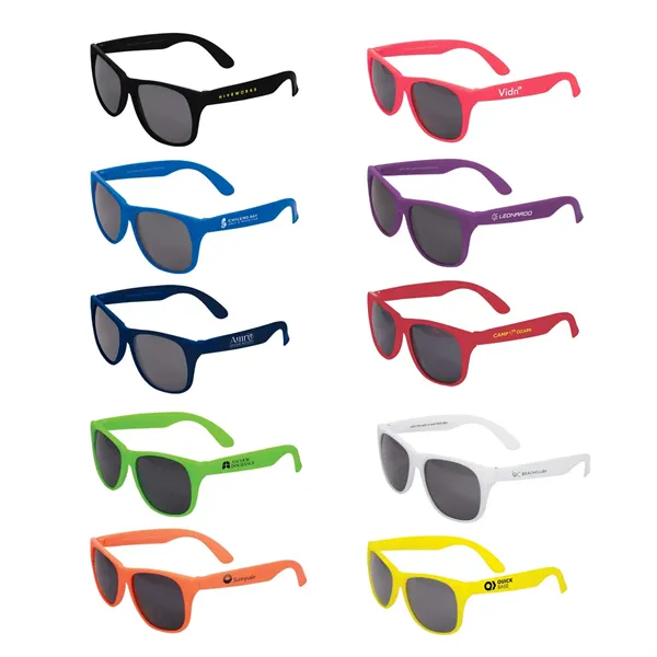 Single Color Matte Sunglasses - Single Color Matte Sunglasses - Image 1 of 11