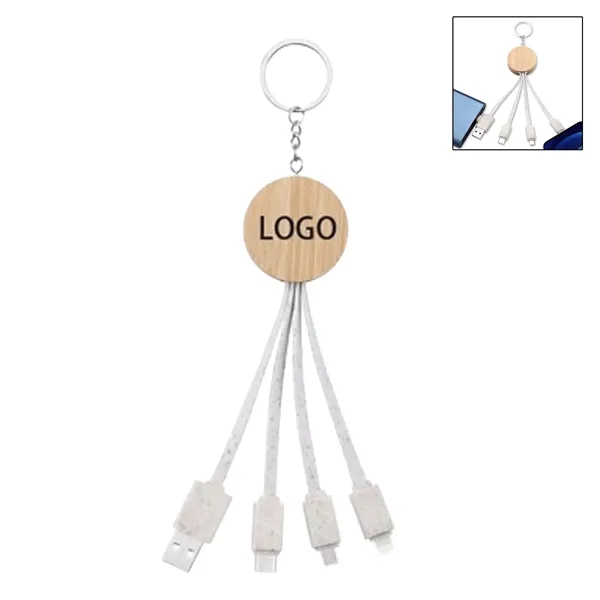 Sustainable 3-in-1 Multi-Device Charging Cable - Sustainable 3-in-1 Multi-Device Charging Cable - Image 0 of 0