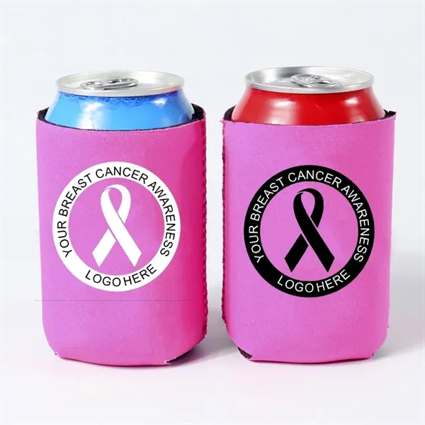 Breast Cancer Awareness Neoprene Can Coolers - Breast Cancer Awareness Neoprene Can Coolers - Image 4 of 4