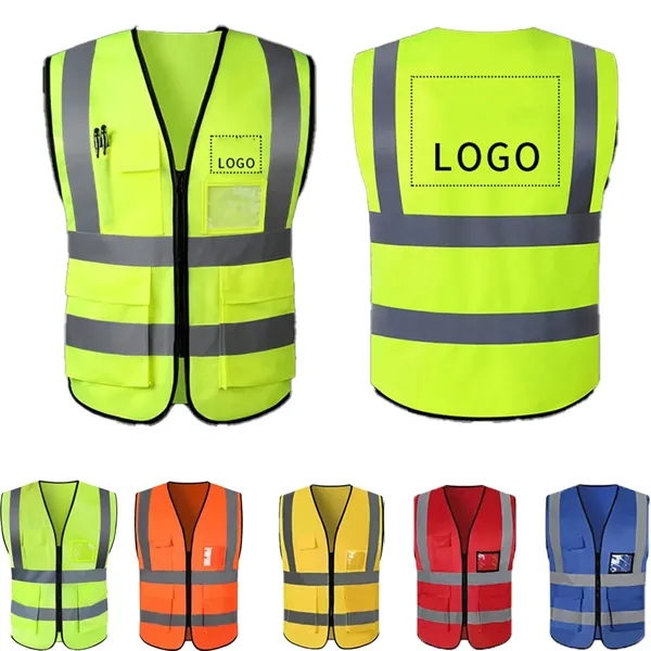 Reflective High Visibility Class Mesh Safety Vest - Reflective High Visibility Class Mesh Safety Vest - Image 0 of 1