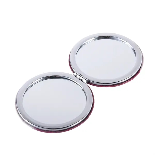 PU Leather Folding Pocket Compact Mirror - PU Leather Folding Pocket Compact Mirror - Image 0 of 6