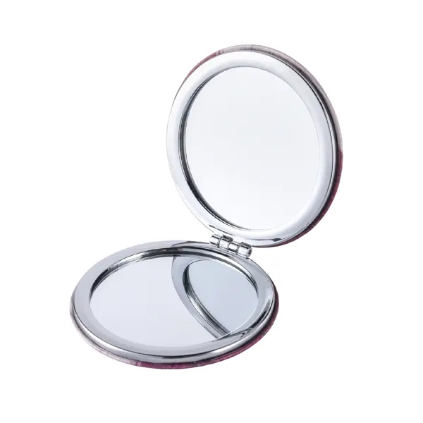 PU Leather Folding Pocket Compact Mirror - PU Leather Folding Pocket Compact Mirror - Image 2 of 6