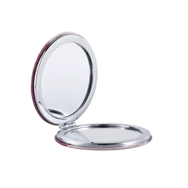 PU Leather Folding Pocket Compact Mirror - PU Leather Folding Pocket Compact Mirror - Image 3 of 6