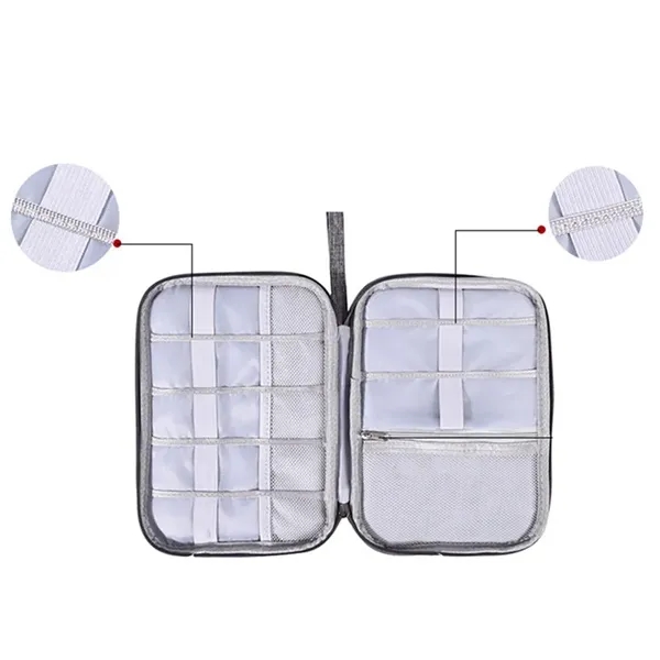 Travel Toiletry Cable Organizer Accessories Bag - Travel Toiletry Cable Organizer Accessories Bag - Image 2 of 3