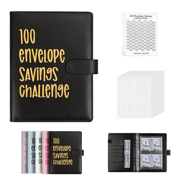 100 Envelopes Money Saving Binder Challenge Book - 100 Envelopes Money Saving Binder Challenge Book - Image 4 of 4