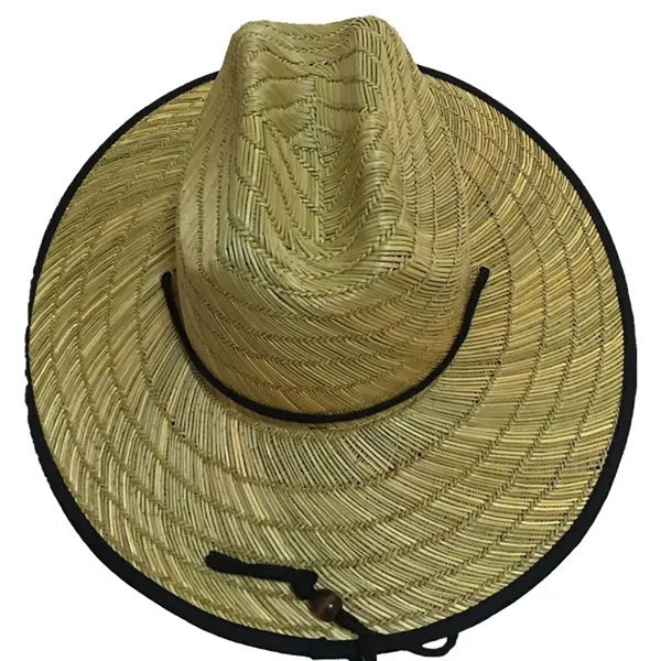 Lifeguard Straw Hat Full Color Underbrim & Patch - Lifeguard Straw Hat Full Color Underbrim & Patch - Image 1 of 1