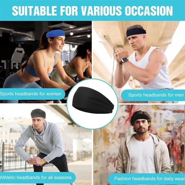 Sports Ice-Silk Headband Cooling Breathable Headwear - Sports Ice-Silk Headband Cooling Breathable Headwear - Image 2 of 3