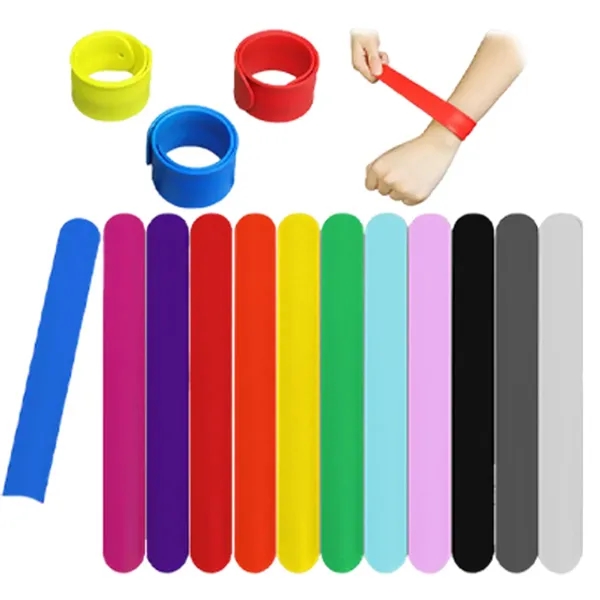 Silicone Slap Wristband Pop Bracelet