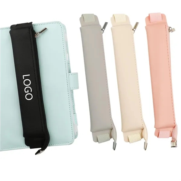 PU Adjustable Elastic Band Pen Holder - PU Adjustable Elastic Band Pen Holder - Image 0 of 3