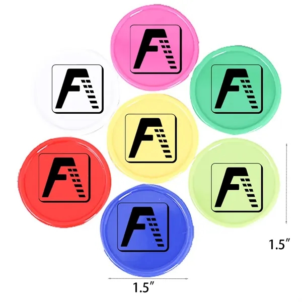 1.5" Round Plastic Tokens - 1.5" Round Plastic Tokens - Image 1 of 1