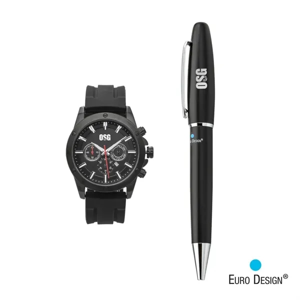 Euro Design® Bernau Watch/Pen Set - Euro Design® Bernau Watch/Pen Set - Image 0 of 5