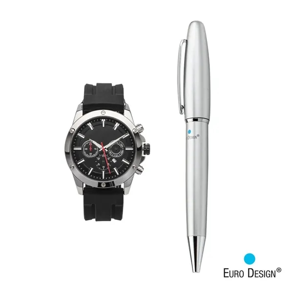 Euro Design® Bernau Watch/Pen Set - Euro Design® Bernau Watch/Pen Set - Image 5 of 5