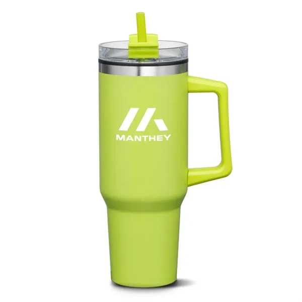 Benidorm Handle Travel Mug w/Straw - 40oz - Benidorm Handle Travel Mug w/Straw - 40oz - Image 6 of 23