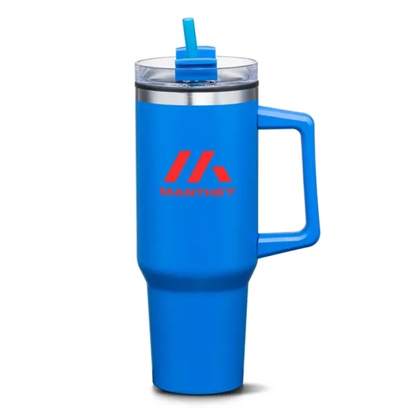 Benidorm Handle Travel Mug w/Straw - 40oz - Benidorm Handle Travel Mug w/Straw - 40oz - Image 16 of 23