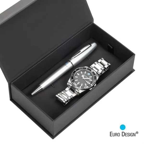Euro Design® Velten Watch/Pen Set - Euro Design® Velten Watch/Pen Set - Image 1 of 5
