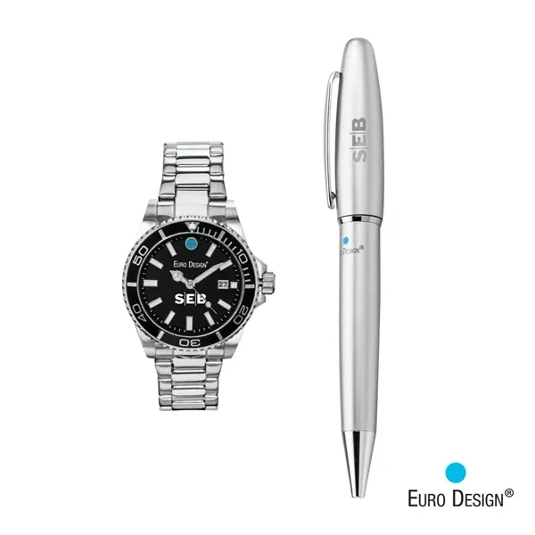 Euro Design® Velten Watch/Pen Set - Euro Design® Velten Watch/Pen Set - Image 4 of 5
