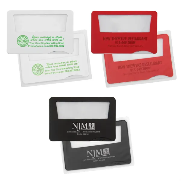 Light Up Credit Card Magnifier - Light Up Credit Card Magnifier - Image 0 of 3