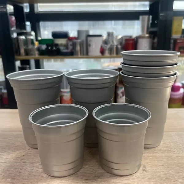 Environmentally Friendly Aluminum Cup - Environmentally Friendly Aluminum Cup - Image 1 of 3