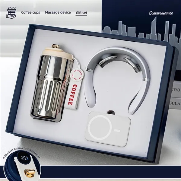 Wholesale Executive Gift Vacuum Neck Massage Power Bank Set - Wholesale Executive Gift Vacuum Neck Massage Power Bank Set - Image 6 of 8