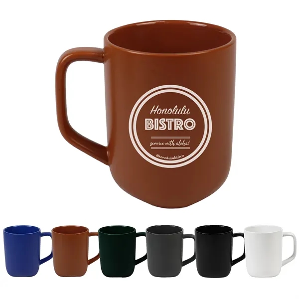 18oz Recycled Ceramic Mug w/ Triangle Bottom - 18oz Recycled Ceramic Mug w/ Triangle Bottom - Image 0 of 6