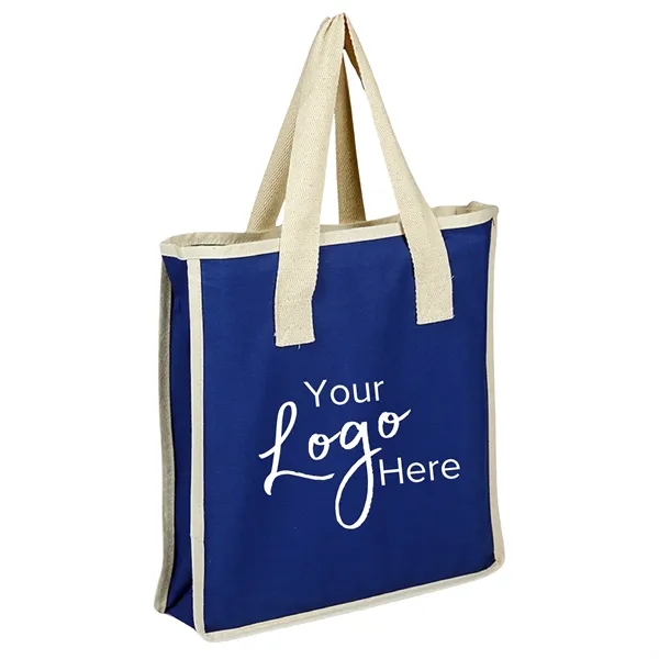 Canvas Shopping 14" x 15" x 4" Gusset Bag - Canvas Shopping 14" x 15" x 4" Gusset Bag - Image 2 of 9