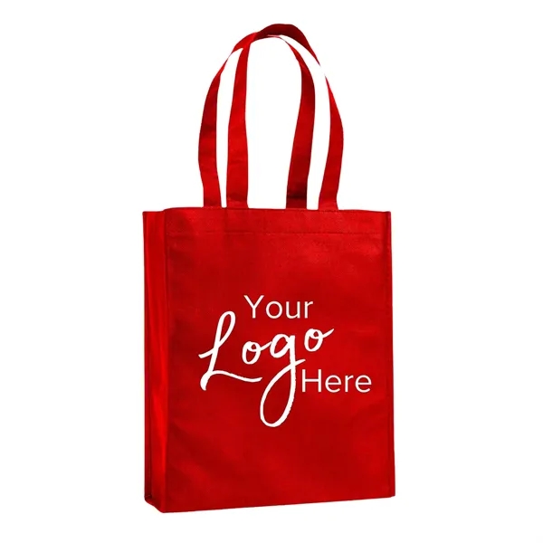 Non-Woven Small Shopper 10" x 12" x 3" Gusset Bag - Non-Woven Small Shopper 10" x 12" x 3" Gusset Bag - Image 10 of 11