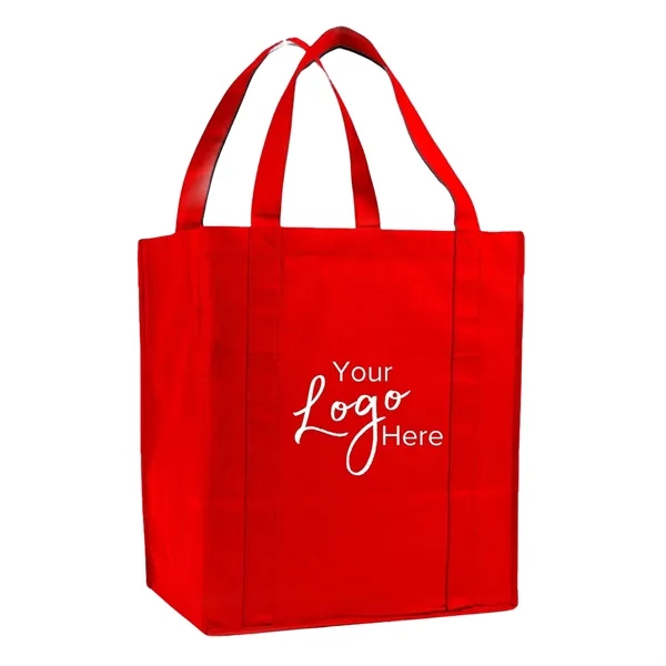 Jumbo Heavy Duty 13" x 15" x 10" Gusset Grocery Bag - Jumbo Heavy Duty 13" x 15" x 10" Gusset Grocery Bag - Image 4 of 6