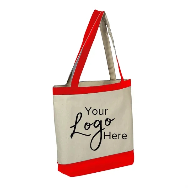 Accent Tote 16" x 14" x 4" Gusset  Bag - Accent Tote 16" x 14" x 4" Gusset  Bag - Image 1 of 11