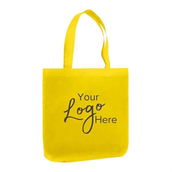 Non-Woven Economical Tote Bag with Bottom Gusset - Non-Woven Economical Tote Bag with Bottom Gusset - Image 8 of 11