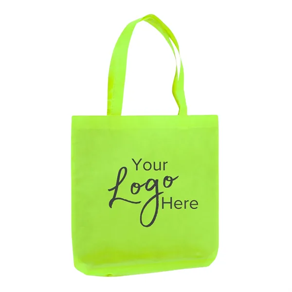 Non-Woven Economical Tote Bag with Bottom Gusset - Non-Woven Economical Tote Bag with Bottom Gusset - Image 3 of 11