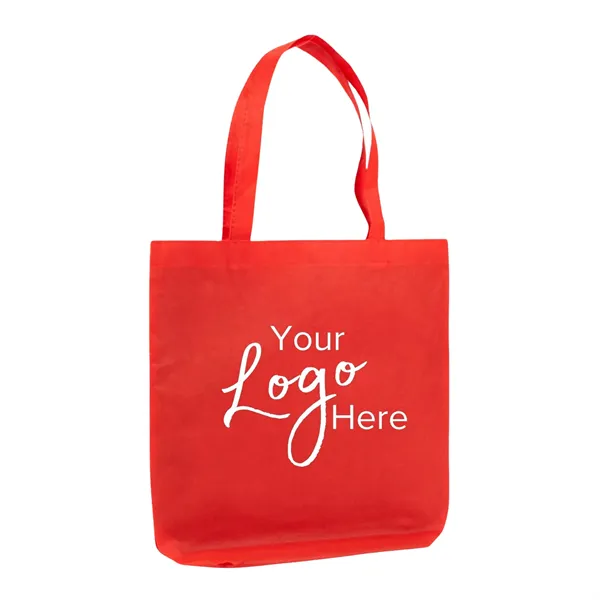 Non-Woven Economical Tote Bag with Bottom Gusset - Non-Woven Economical Tote Bag with Bottom Gusset - Image 1 of 11