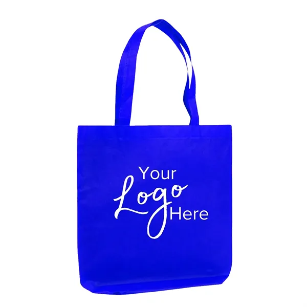 Non-Woven Economical Tote Bag with Bottom Gusset - Non-Woven Economical Tote Bag with Bottom Gusset - Image 0 of 11