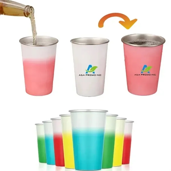 Color Changing Aluminum Cups - Color Changing Aluminum Cups - Image 1 of 1