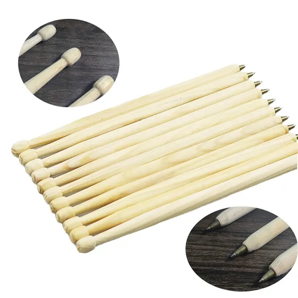 Wooden Drumstick Shaped Ballpoint Pen - Wooden Drumstick Shaped Ballpoint Pen - Image 0 of 1